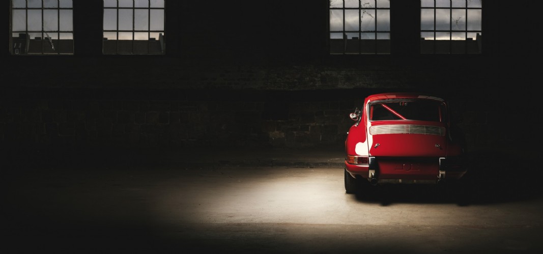 Oldtimer in einer Garage